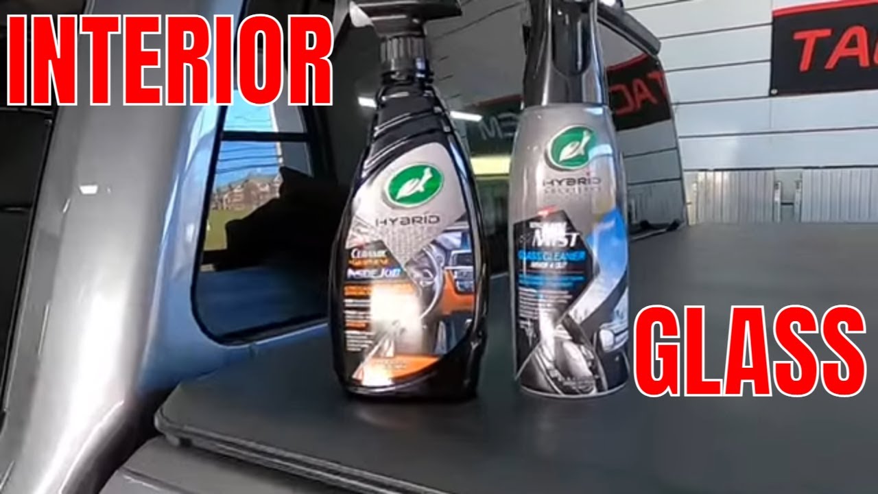 Гибридные решения Turtle Wax для внутренних работ и аэрозольного чистящего средства для стекол!