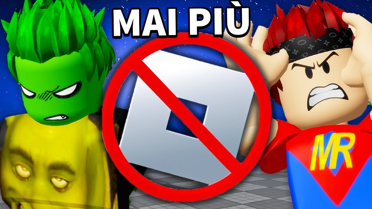 NON GIOCHEREMO MAI PIÙ A ROBLOX..