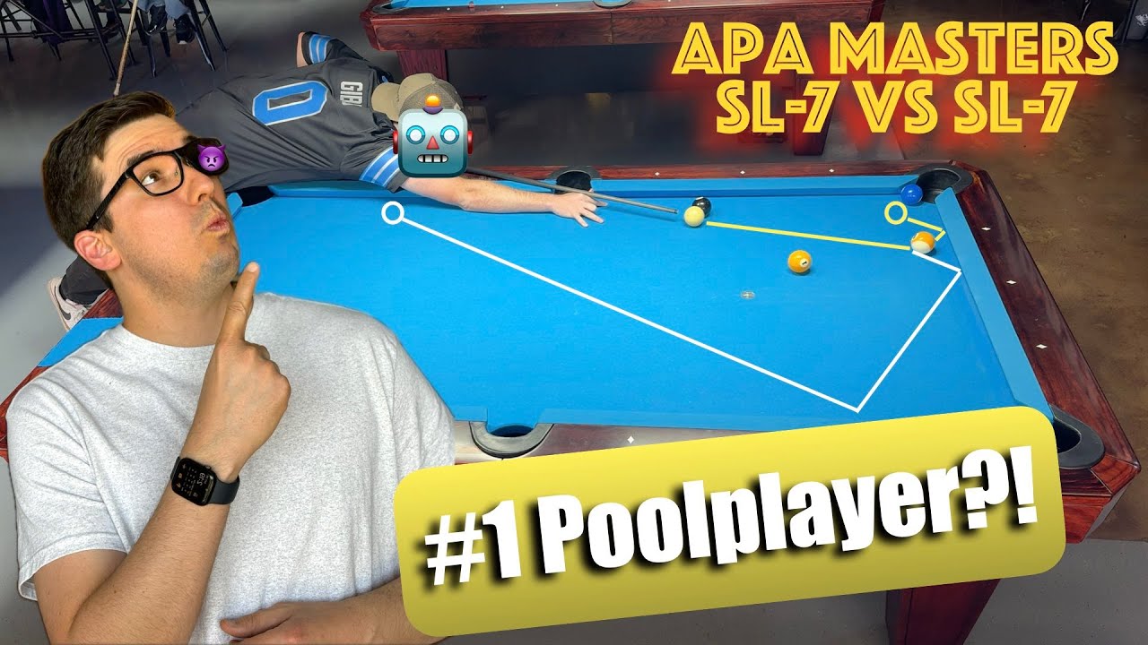 I took on everyone’s favorite pool player and… WON?!? APA Masters SL-7 vs SL-7