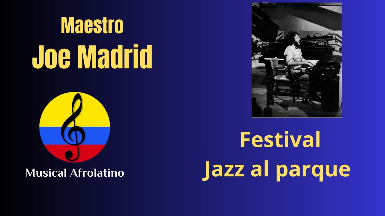 Joe Madrid, festival Jazz al parque, Bogotá, Colombia
