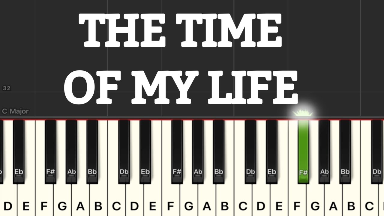 Dirty Dancing - (I’ve Had) The Time Of My Life Piano Tutorial | Medium 