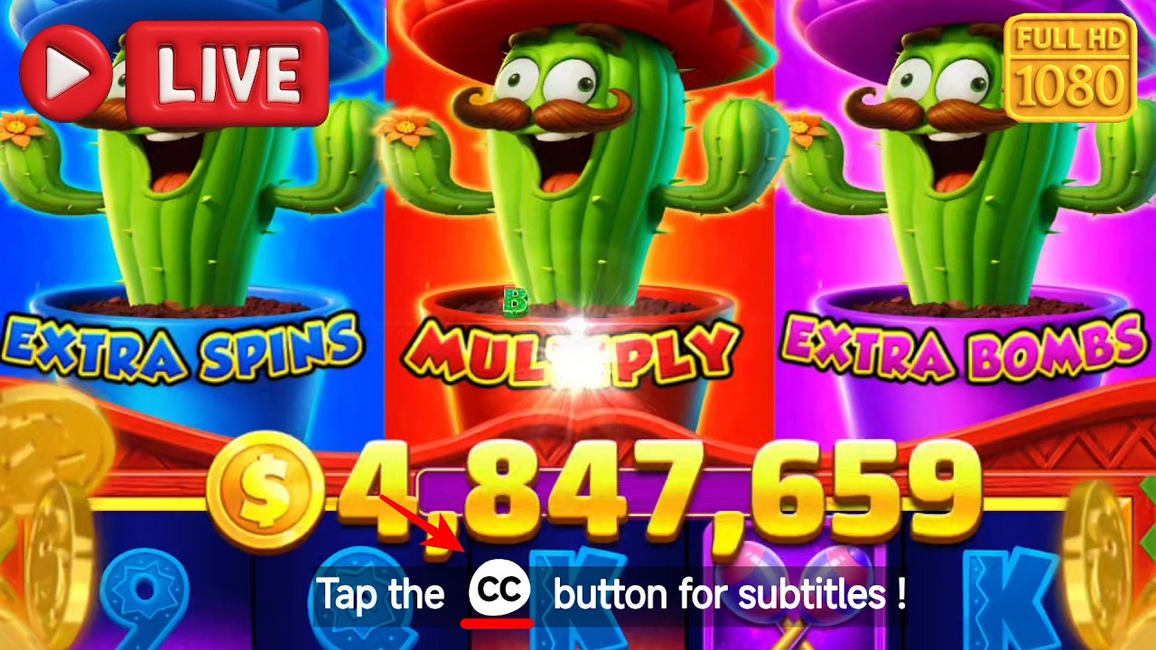 Я наконец-то сорвал огромный джекпот в Cash Tornado Boom Cactus Slots, слот №01.