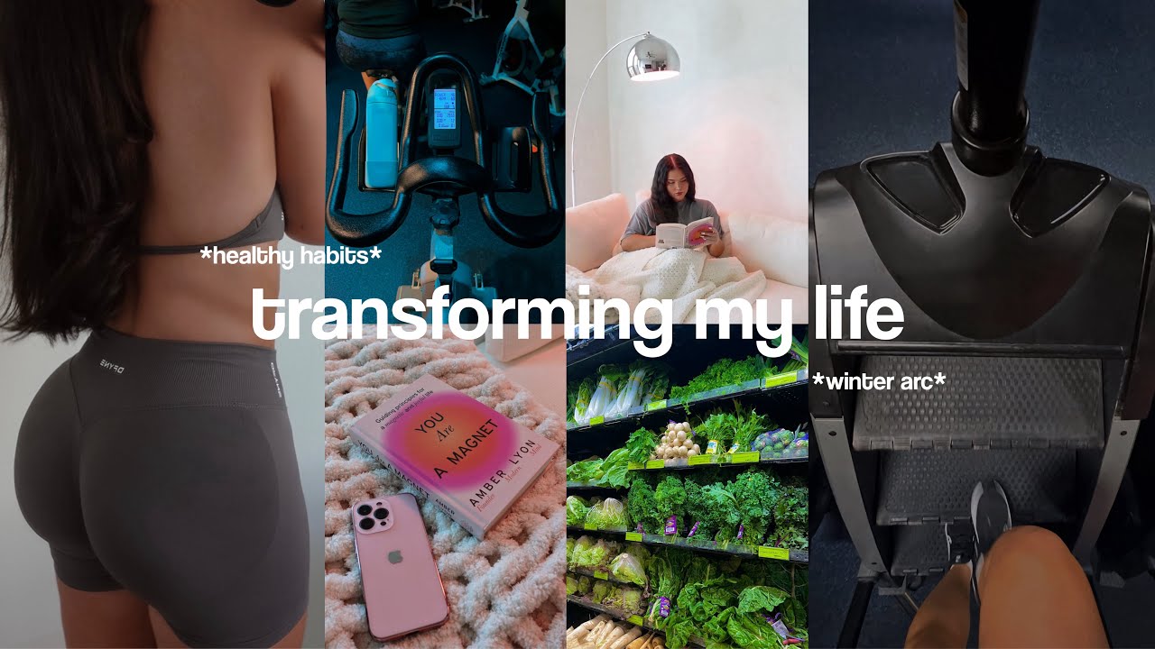 Transforming My Life in 30 Days | winter arc motivation, healthy habits, 30 hard, becoming that girl