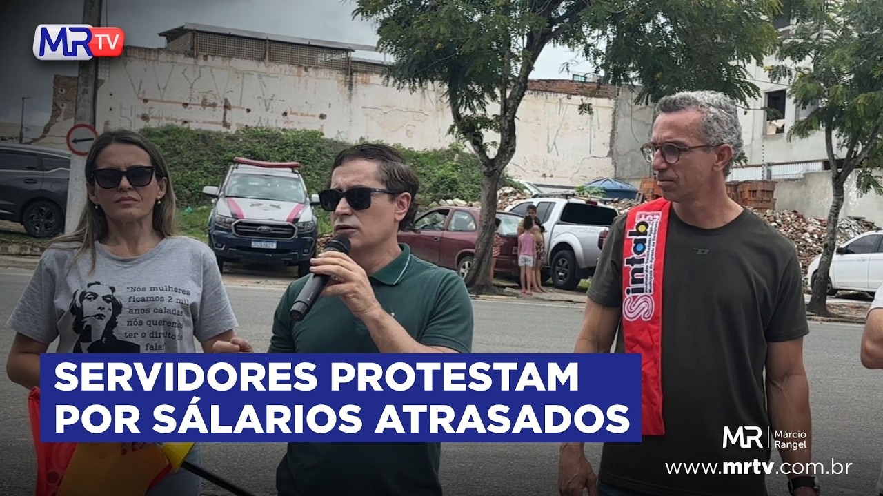 Servidores da Saúde COBRAM salários atrasados há MAIS DE 1 ANO em Campina Grande!