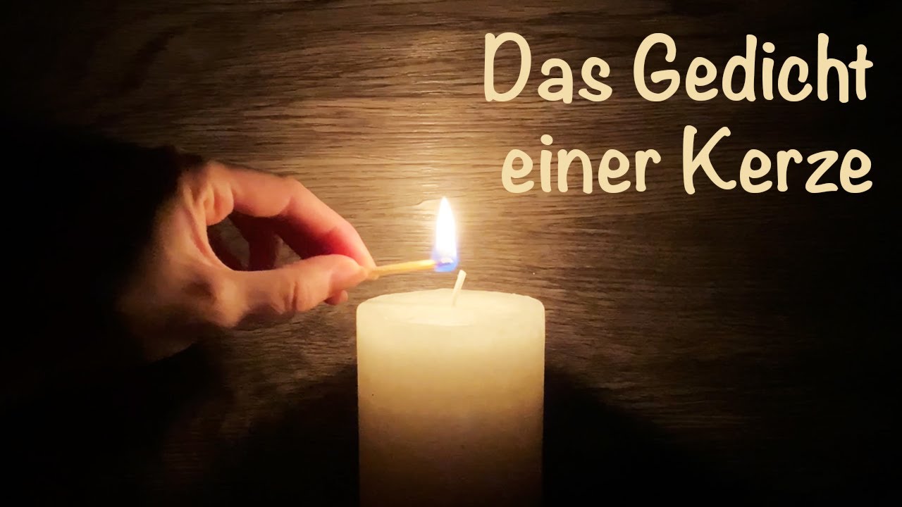 Das Gedicht einer Kerze