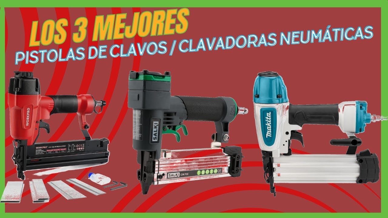 🥇Las 3 MEJORES Clavadoras BARATAS de Amazon 2025✅Calidad-Precio✅Neumáticas✅Eléctricas✅Clavos