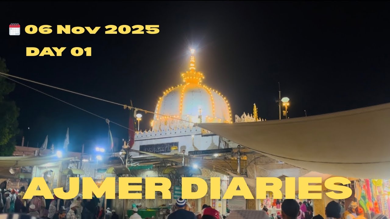 VLOG 16 | AJMER SHARIF | HOTEL HUNTING | DAY 01 | SOLO TRIP DIARIES | YKGN | AFSHAAN MULANI