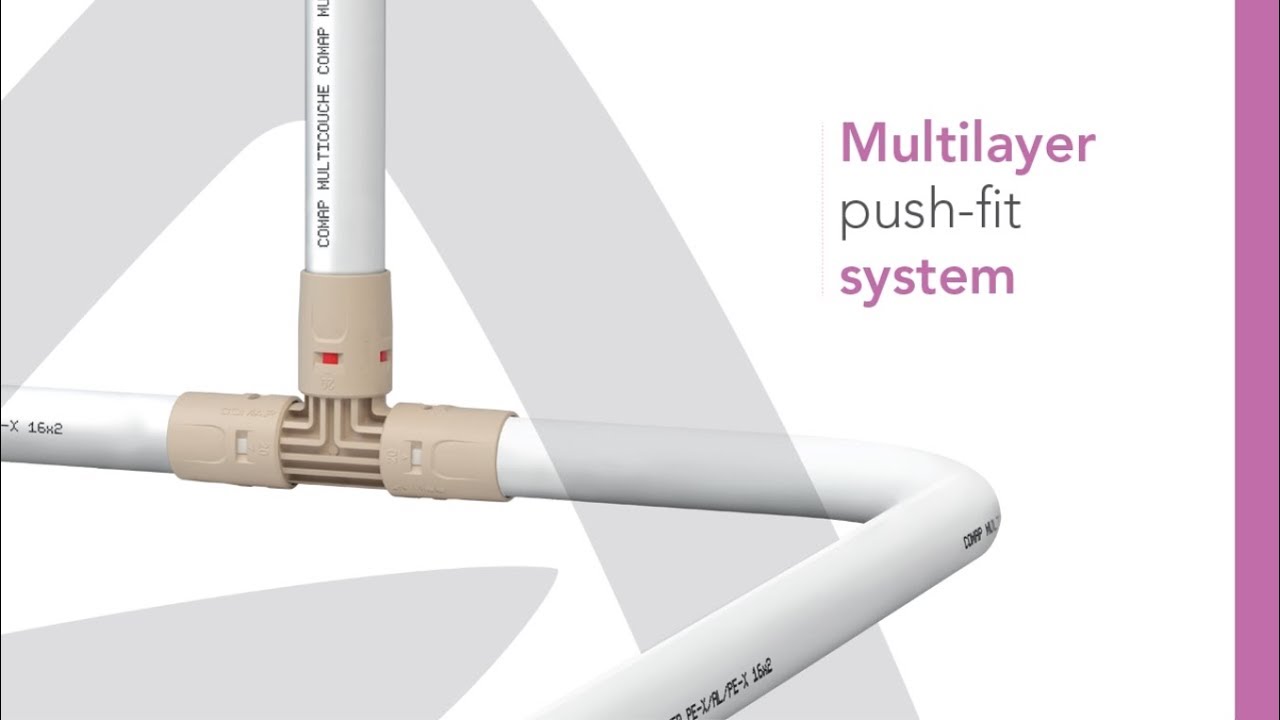 Installation of a multilayer push-fit system - COMAP