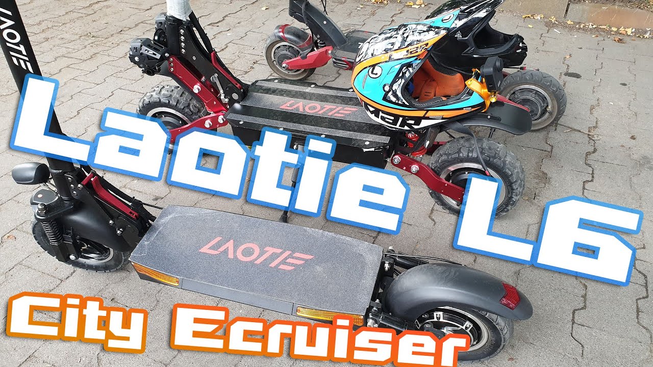 Laotie L6 🛴 Next City E scooter 👌 Speed 40km/h & Range over 40km out of the BoX 🚀
