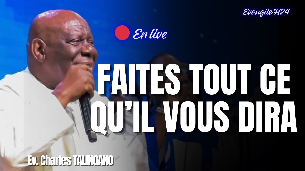FAITES TOUT CE QU’IL VOUS DIRA/ CHARLES TALINGANO #predicationchretienne #charlestalingano 