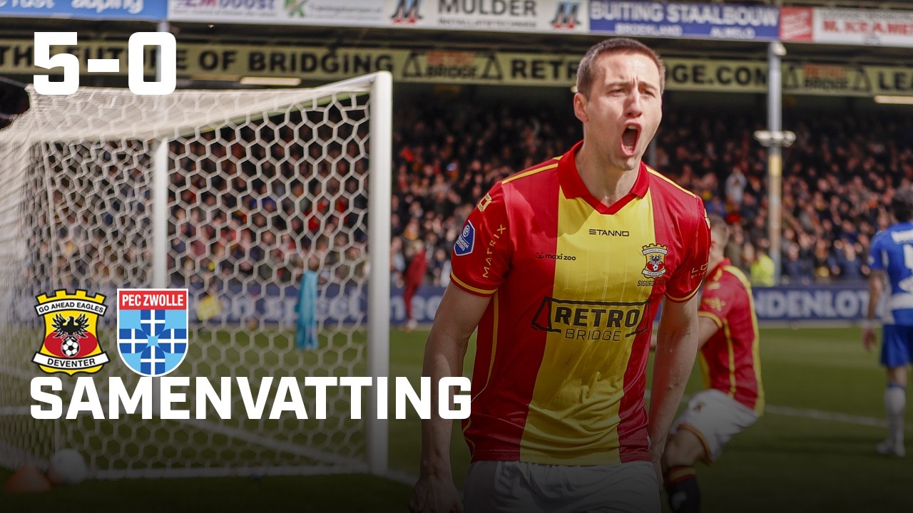 😍 Overwinning in IJsselderby | Samenvatting Go Ahead Eagles - PEC Zwolle