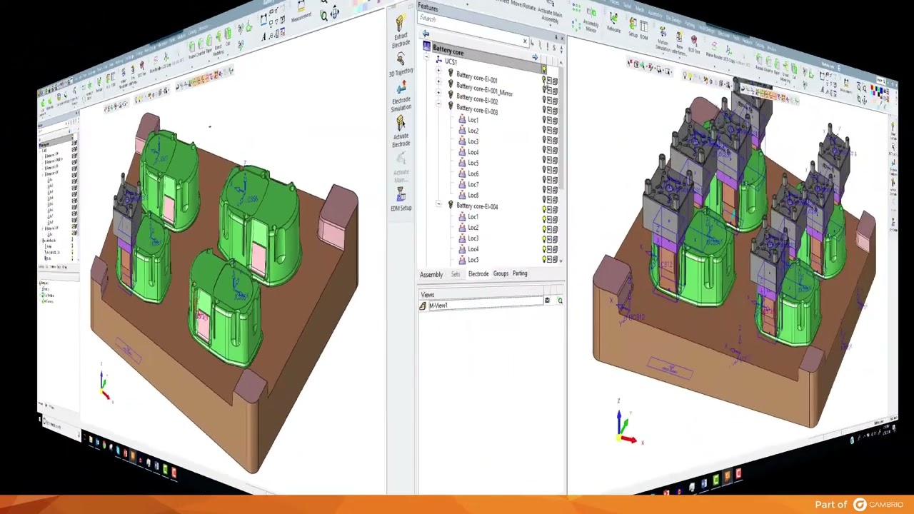 Cimatron Electrode 2 Designing with solids and 3D trajectory