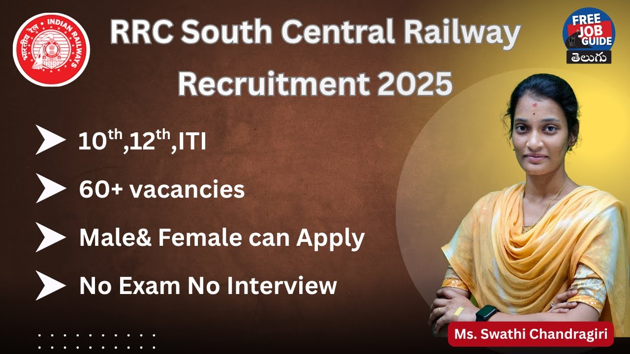 🎯 RRC South Central Railway Sports Quota Recruitment 2025 &ndash; Apply Now!