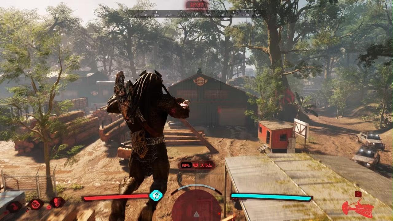 Predator: Hunting Grounds_　透明化でのエネルギー消費が早いね😅