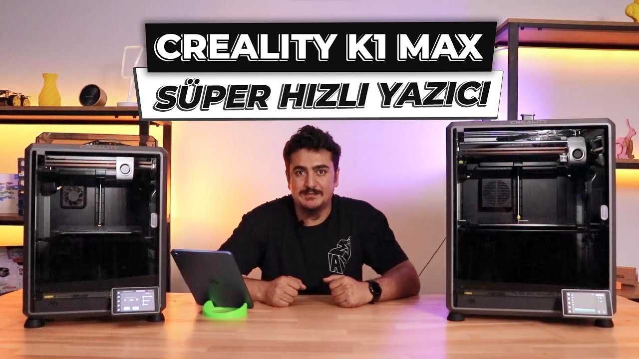 Creality K1 MAX ! Süper Hızlı 3D Yazıcının Merakla Beklenen Versiyonunu Tüm Yönleriyle İnceledik