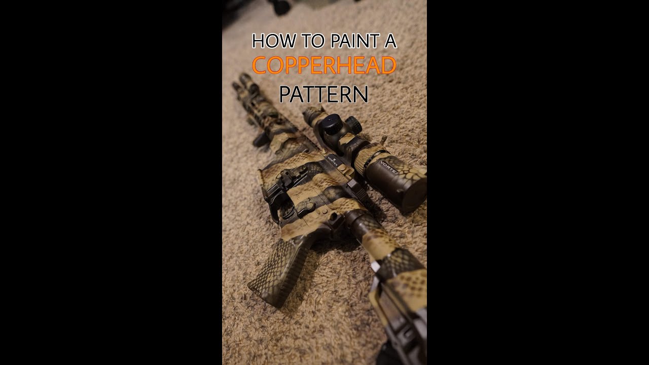 How to paint a COPPERHEAD pattern!
