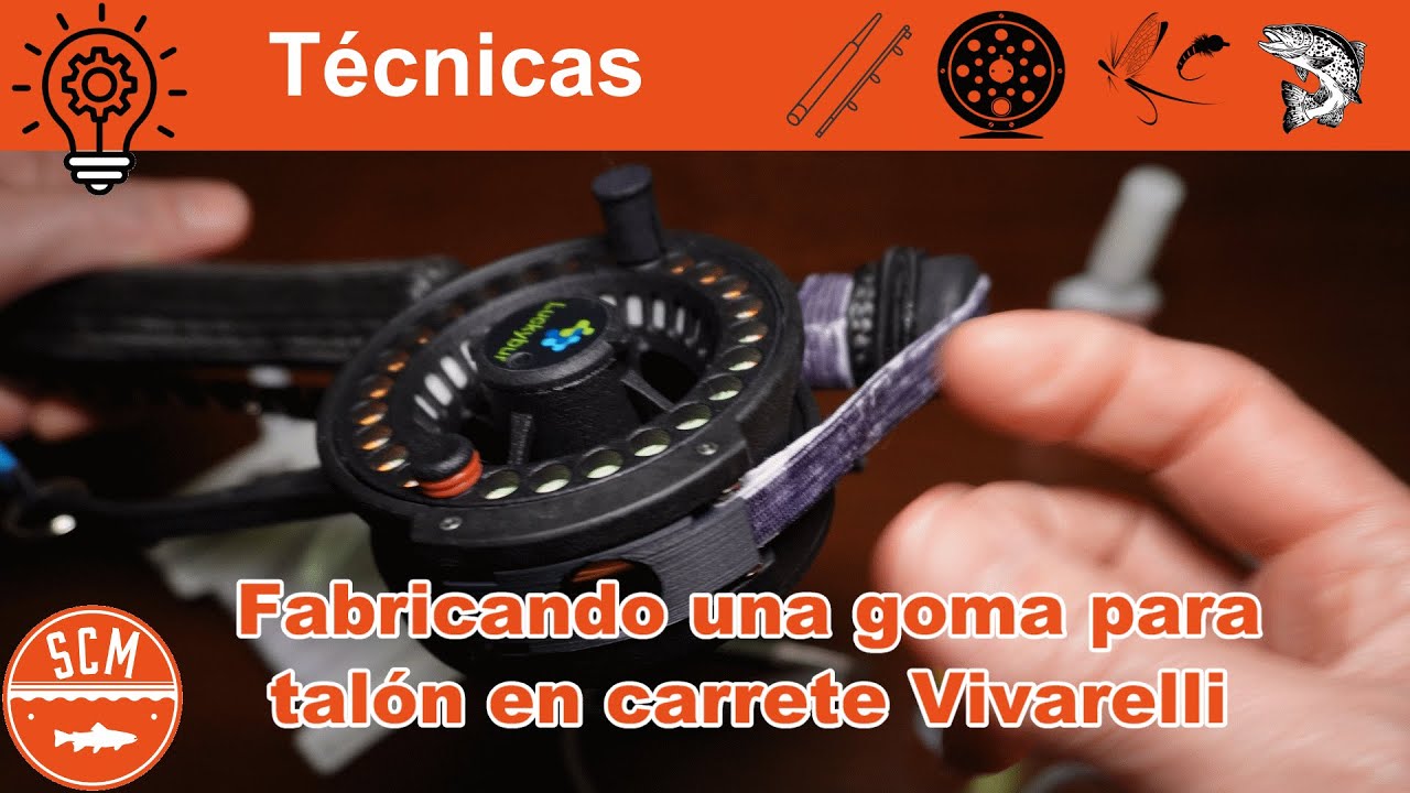 Fabricando una goma para talón en Vivarelli con pasa hilo