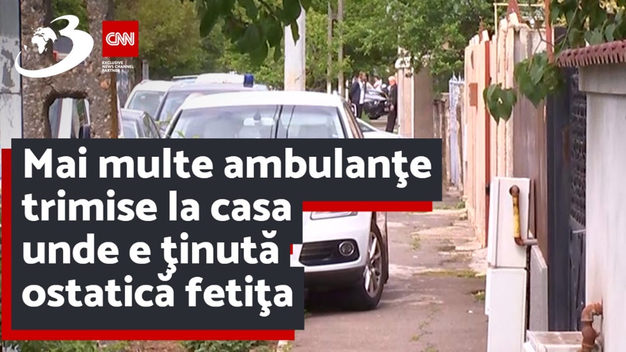 Mai multe ambulanţe trimise la casa unde e ţinută ostatică fetiţa. Negocierile continuă în Ilfov
