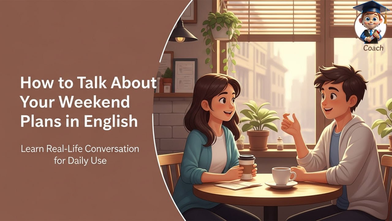 How to Talk About Your Weekend Plans in English | Daily Life English Conversation for Beginners
