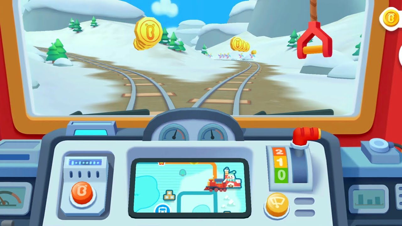 All Aboard! Drive the Train & Explore Amazing Adventures! 🚂 | Baby Panda's 3D Driving Game