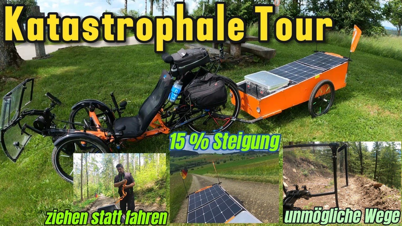 Meine schlimmste Liegerad-Tour im Schwarzwald  ‼️Abbruch der Tour‼️