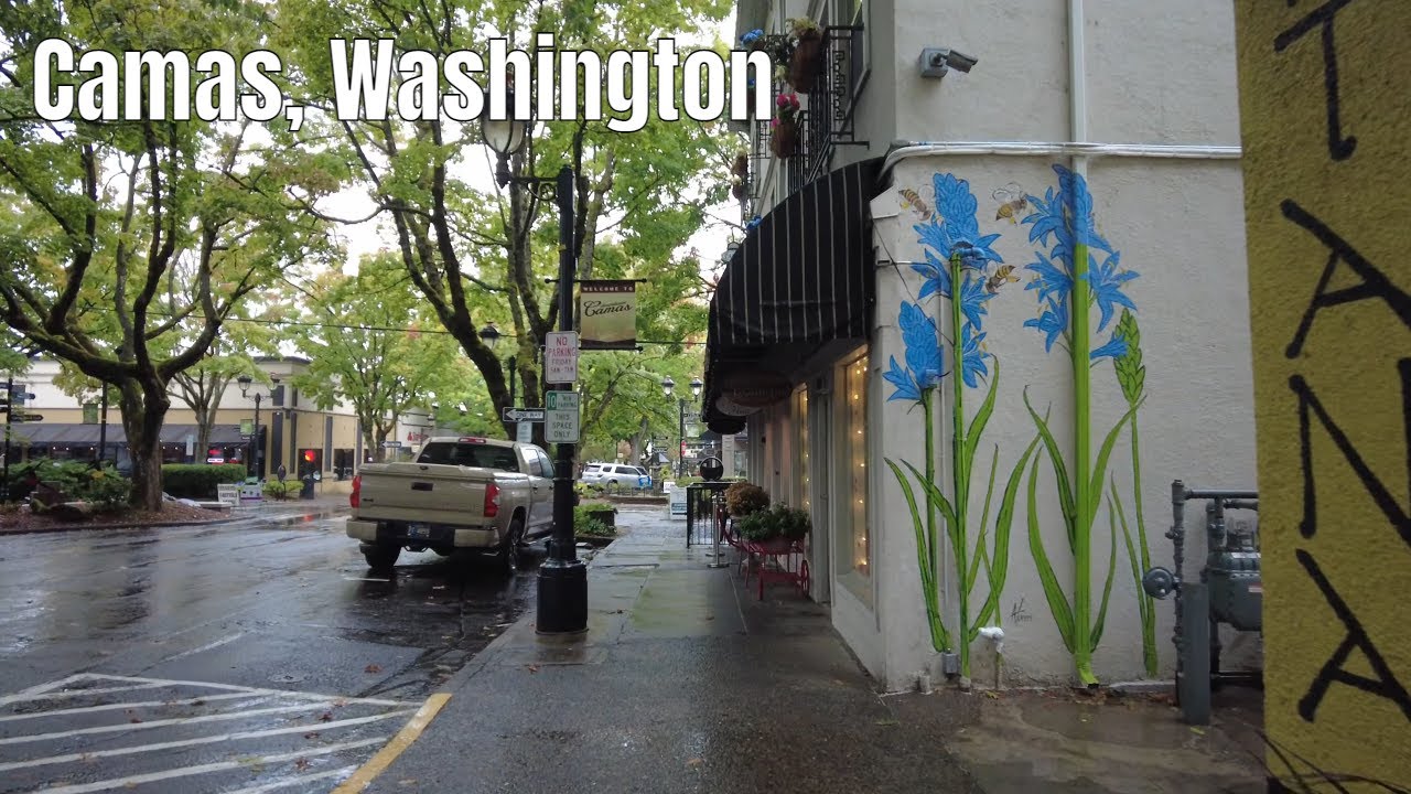 Downtown Camas, Washington Walk (October 2021)
