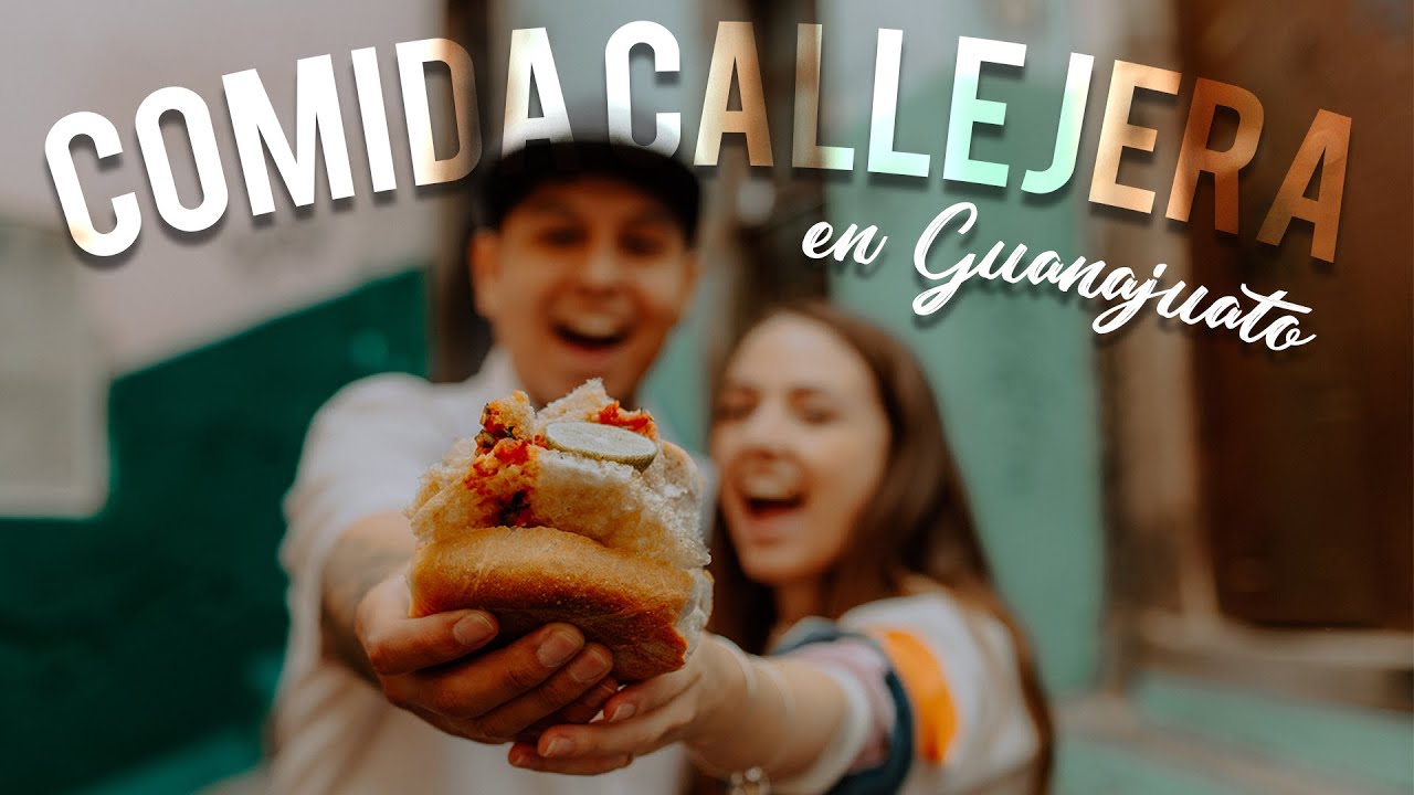 UN MEXICANO Y UNA RUMANA PRUEBAN COMIDA CALLEJERA EN GUANAJUATO