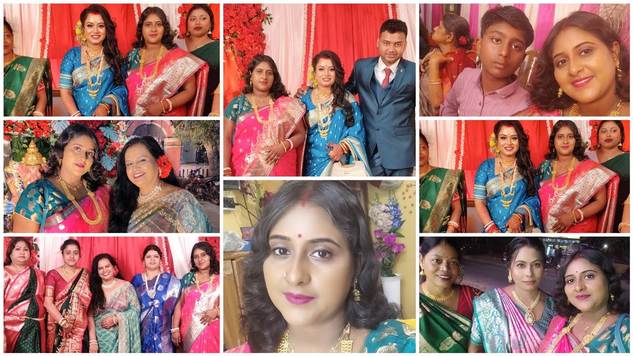 আজ রিমির বৌভাত/গাড়িতে জার্নি আমার সহ্য হয়না তবুও ওষুধ খেয়ে ঠাকুরের নাম করে বেরিয়ে পড়লাম।।