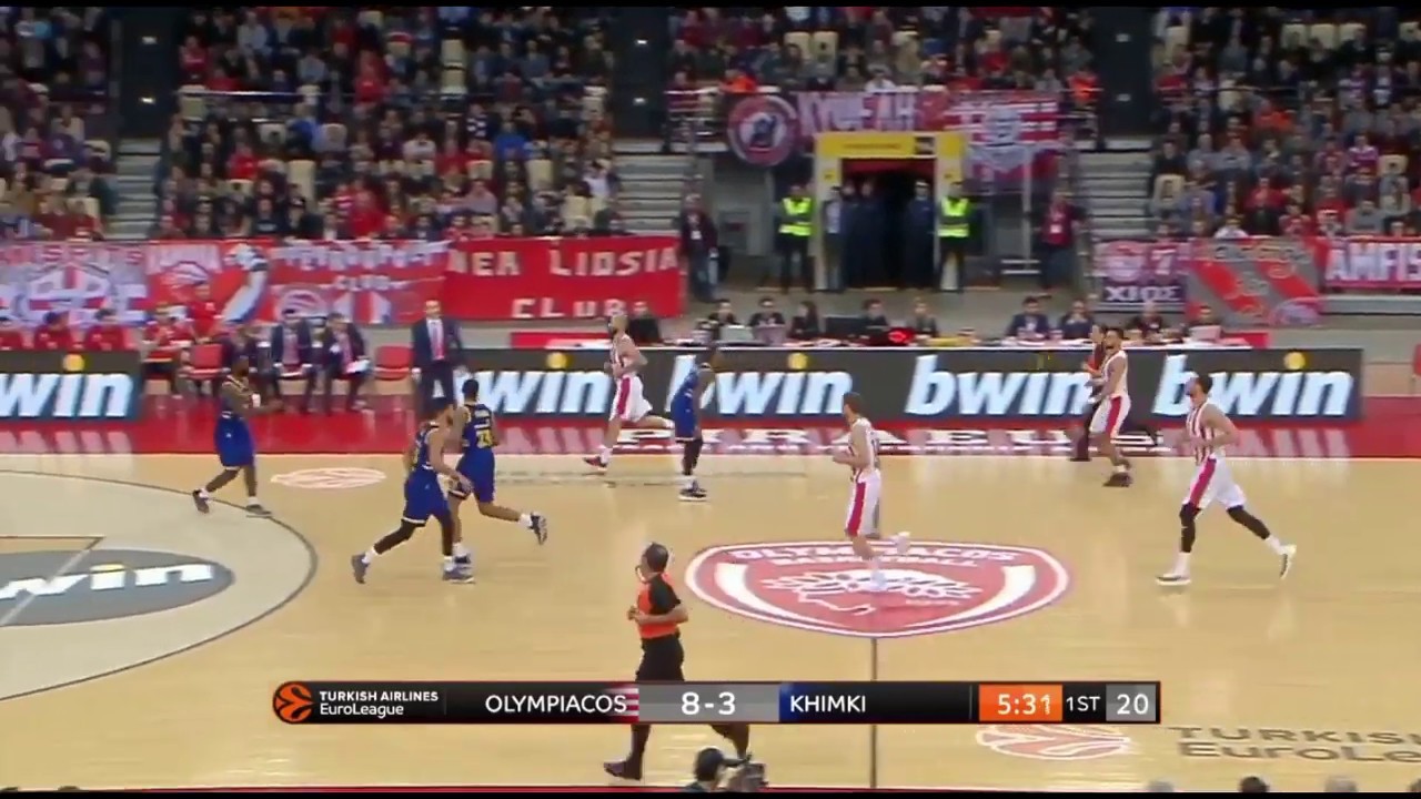 Nikola Milutinov highlights (Olympiacos-Khimki: 71-57)