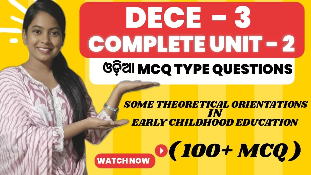 DECE 3 // COMPLETE DECE UNIT 2