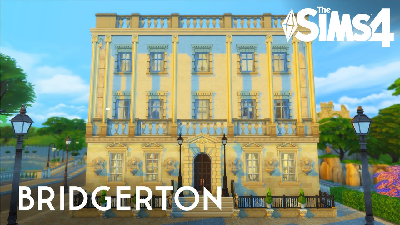 I built the Featherington House (Bridgerton) in The Sims 4!