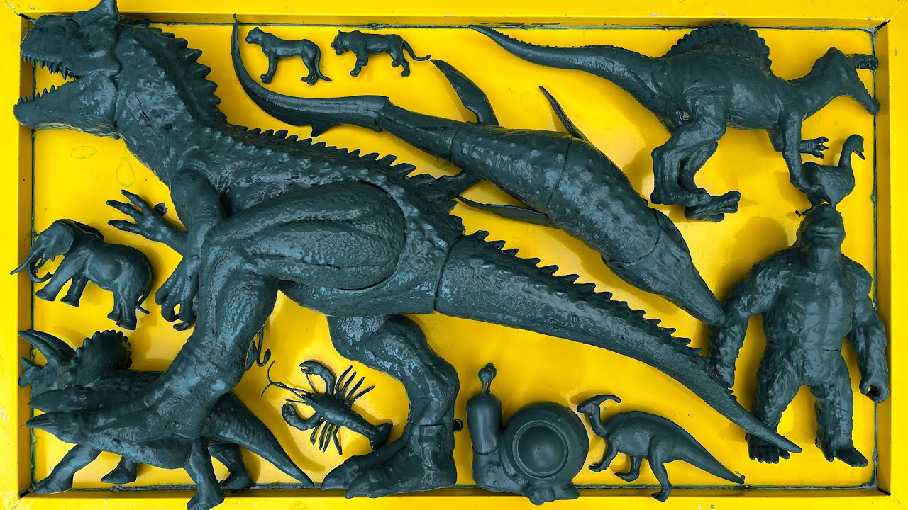 Dinosaurus Jurassic World Dominion:T-rex, Brachiosaurus, TungTung Sahur, KingKong, Godzilla, Skibidi