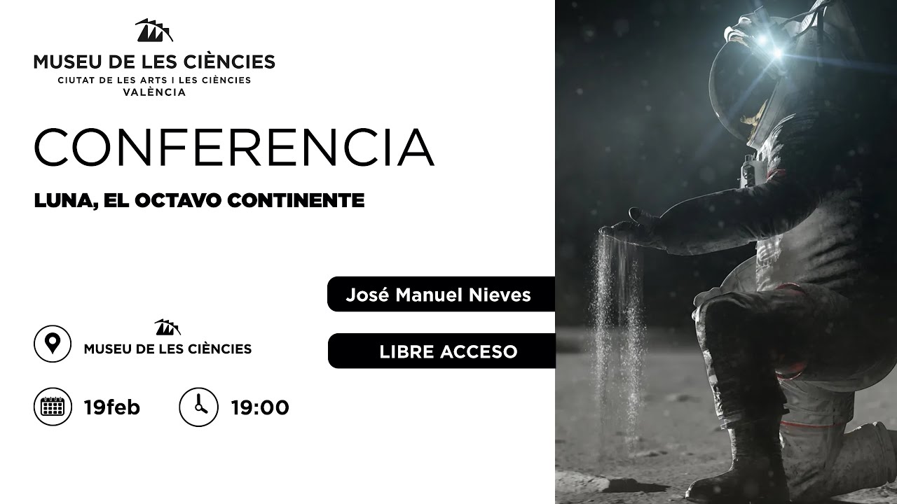 Luna, el octavo continente. Conferencia | Museu de les Ciències