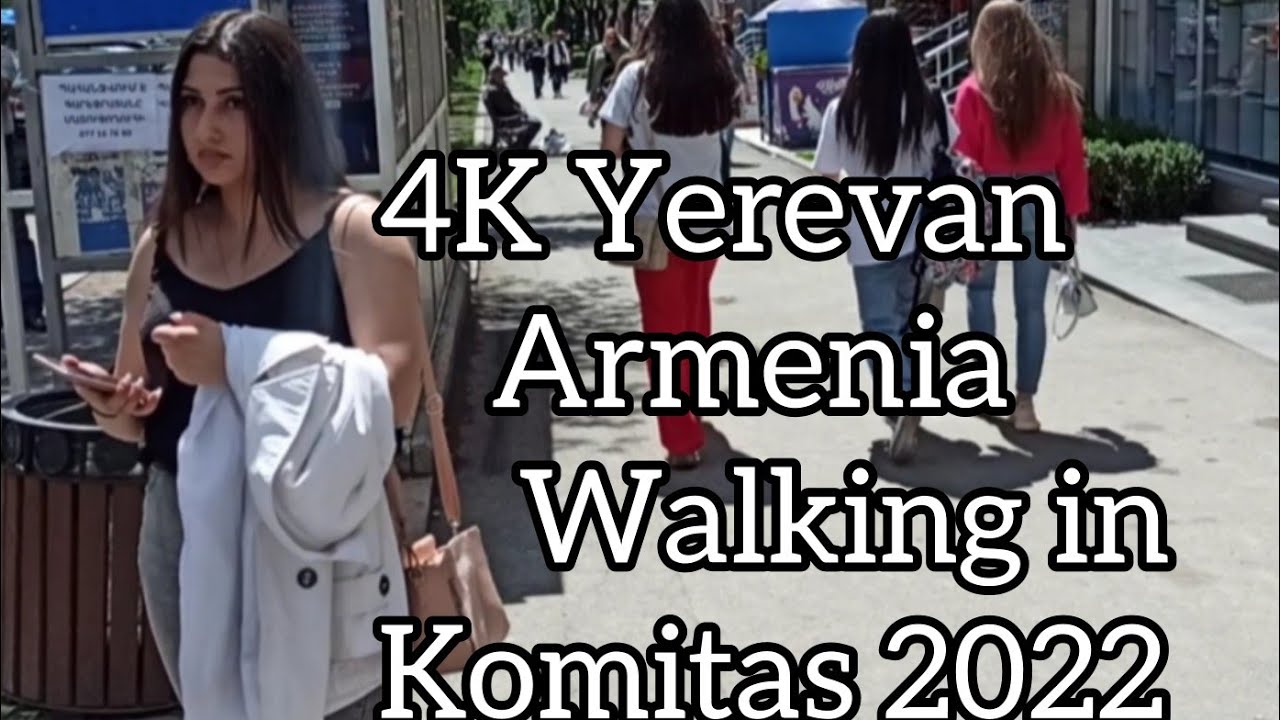 4K Yerevan Armenia, Walking in Komitas 2022