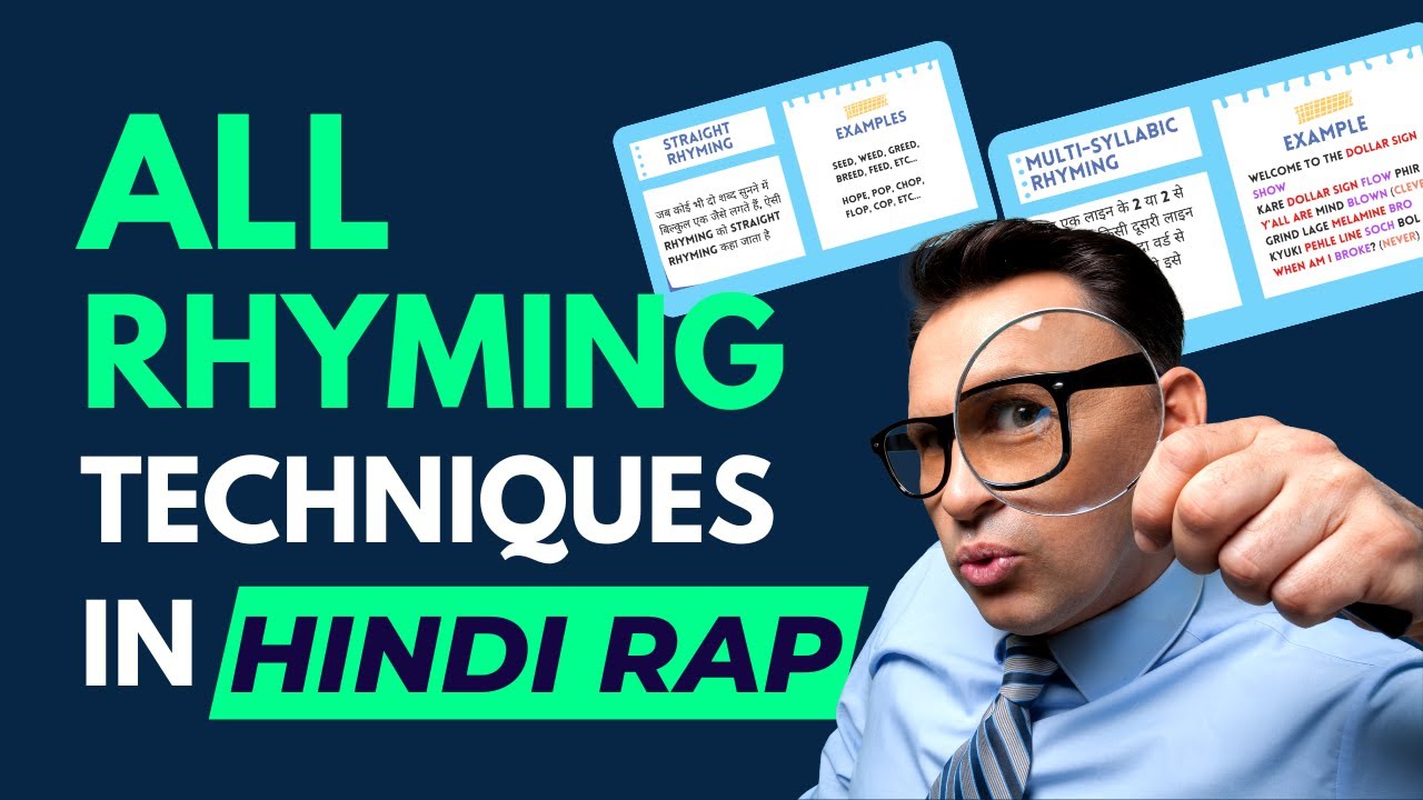 What is Rhyming in Hindi Rap | All Rhyming Techniques in Hindi Rap | Rapper VERY