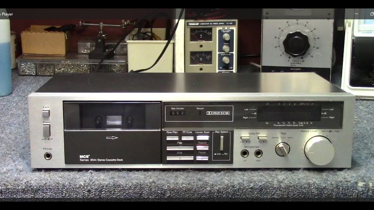 MCS 3544 Cassette Deck - repair & testing