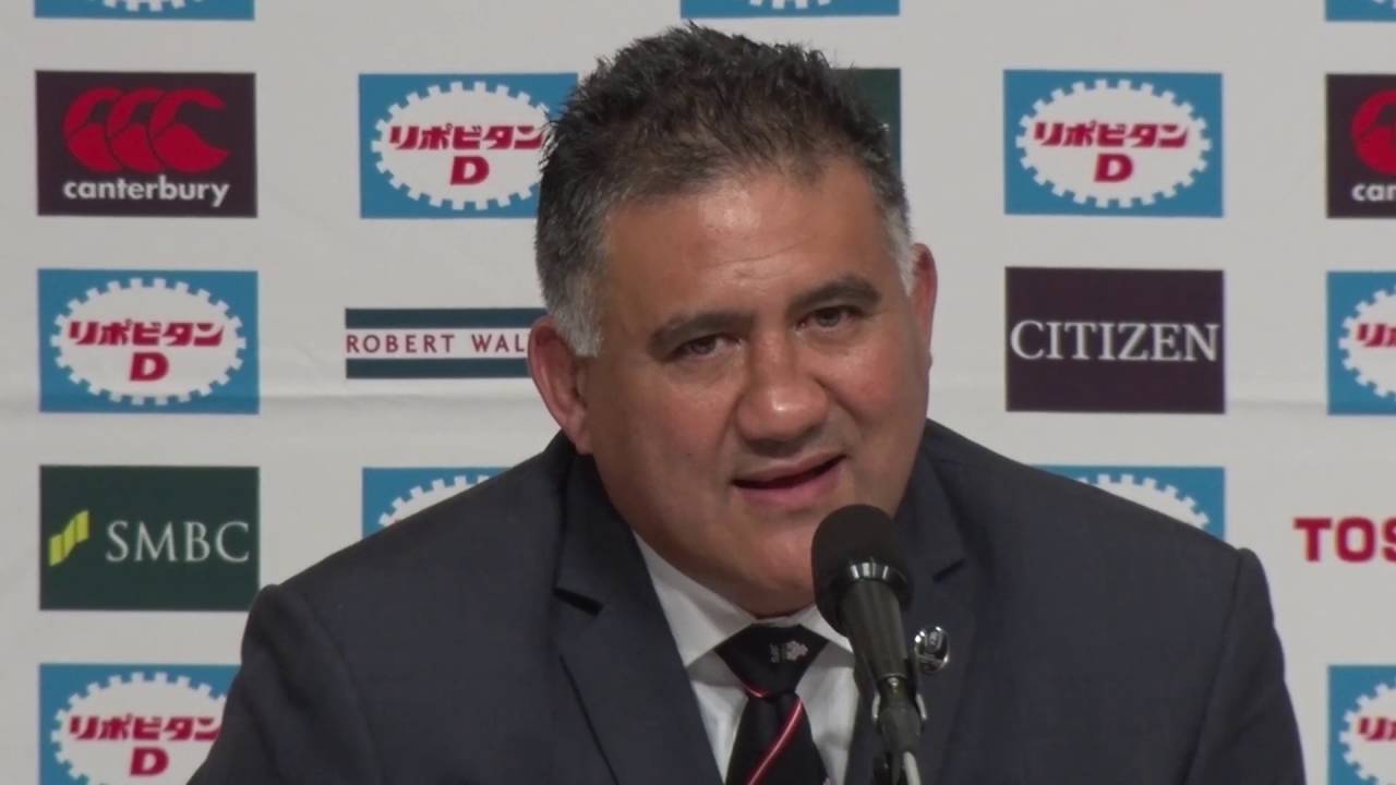 ラグビー日本代表ジェイミー・ジョセフ新ヘッドコーチ就任会見（ほぼ完全版）