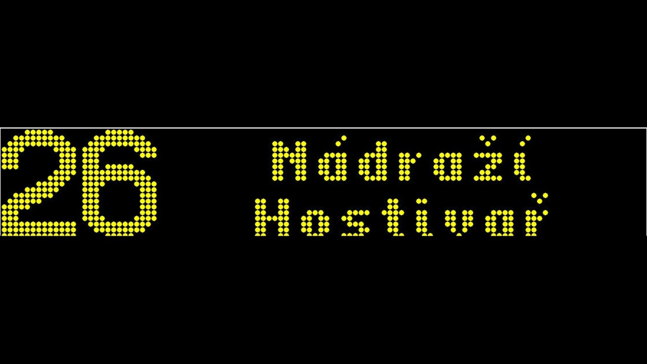 (Audio Hlášení) Linka 26 Divoká Šárka - Nádraží Hostivař