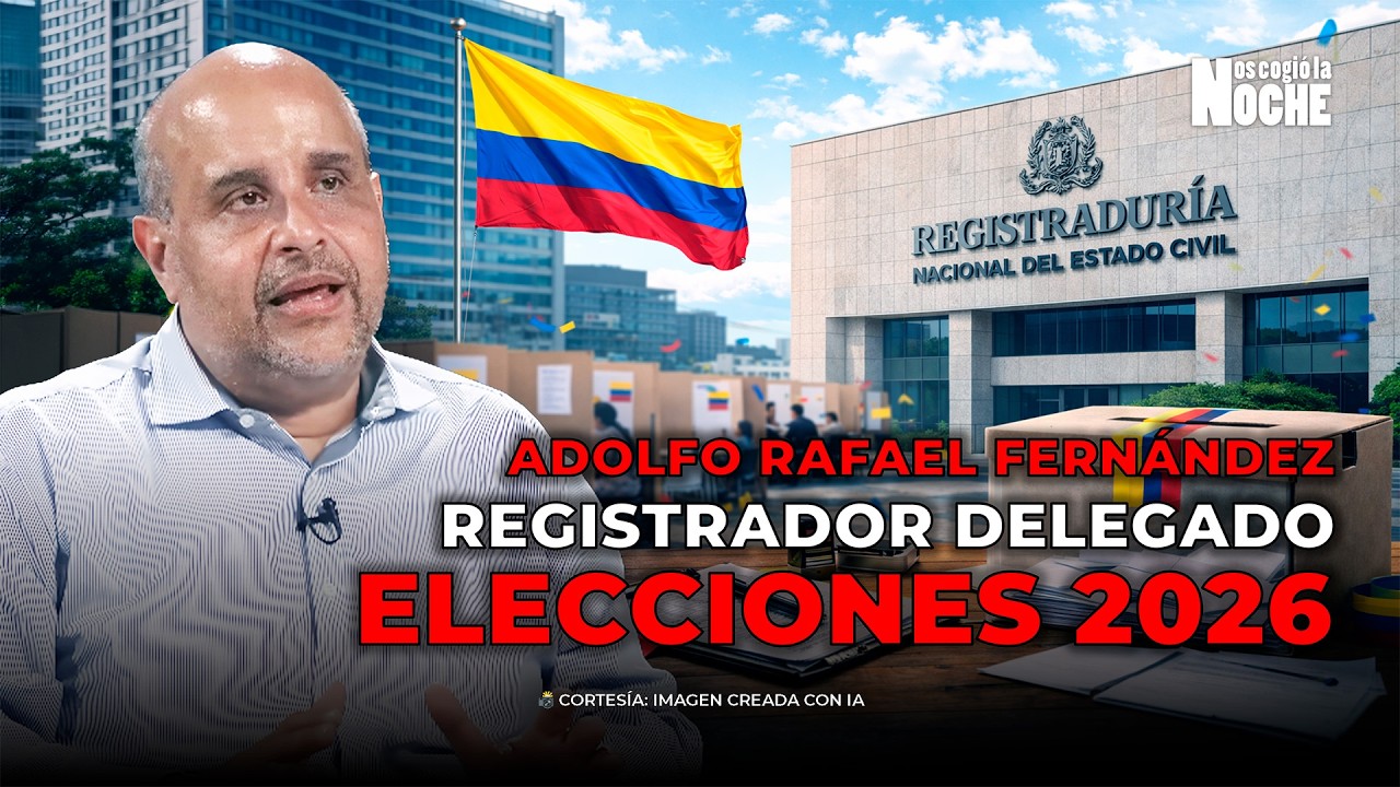 Adolfo Rafael Fernández, delegado de la Registraduría en Antioquia supervisa elecciones 2026
