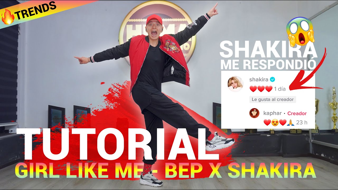 Black Eyed Peas, Shakira - GIRL LIKE ME | TUTORIAL Trend oficial