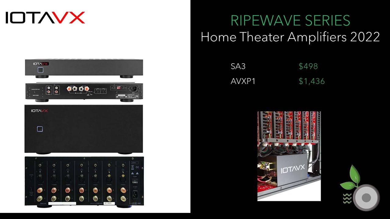 IOTAVX Amplifiers 2022 - SA3, AVXP1 compared with Emotiva, ToneWinner