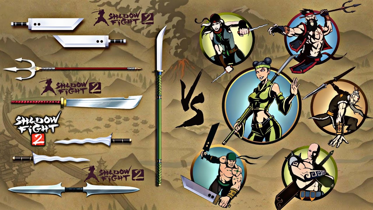Shadow Fight 2 | Wasp and Bodyguards Weapon vs Wasp and Bodyguards