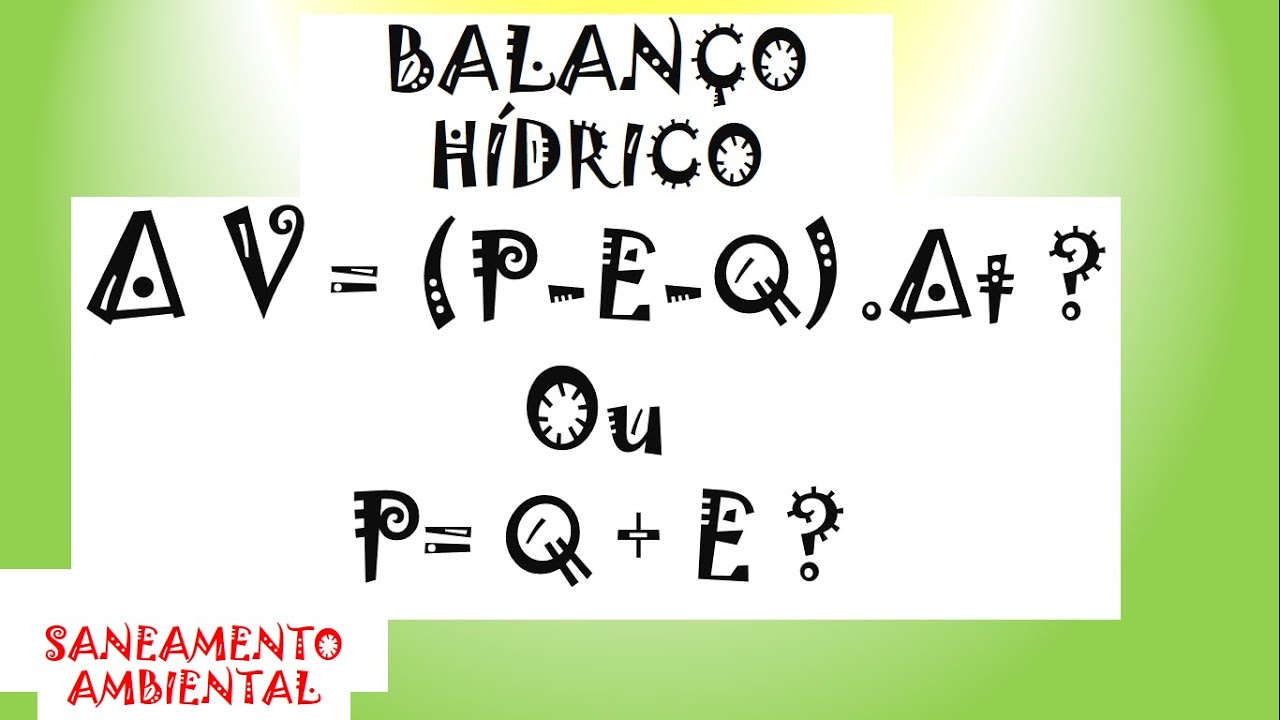 Balanço Hídrico | Coeficiente de Escoamento - Exercícios #003