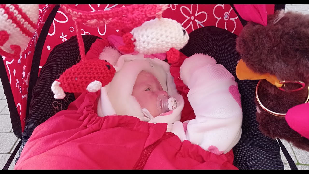 Erste Spazierfahrt mit meinem Rebornbaby Alisha #reborn baby deutsch