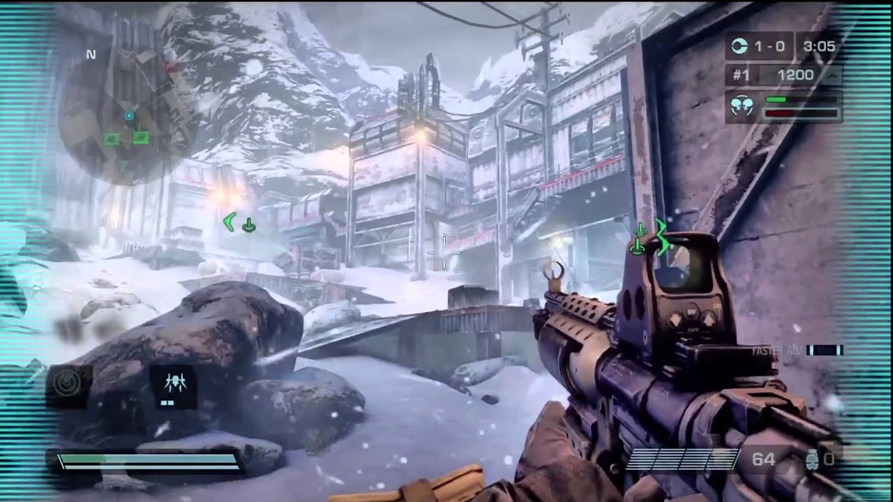 Killzone 3 Botzone Gameplay-Elite Difficulty