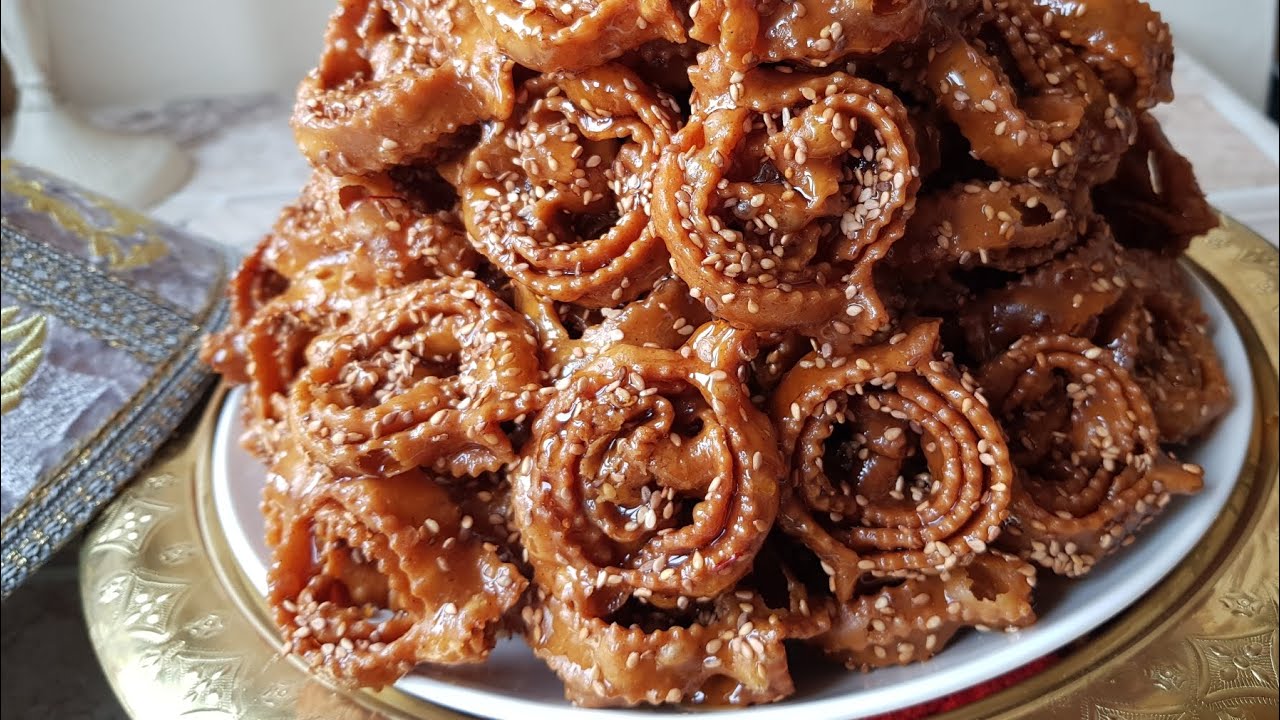 DOLCI MAROCCHINO di RAMADAN🍯😋الحلوى الشباكية على الطريقة التقليدية  كتجي  هشيشة ومداق رائع😋😋🍯