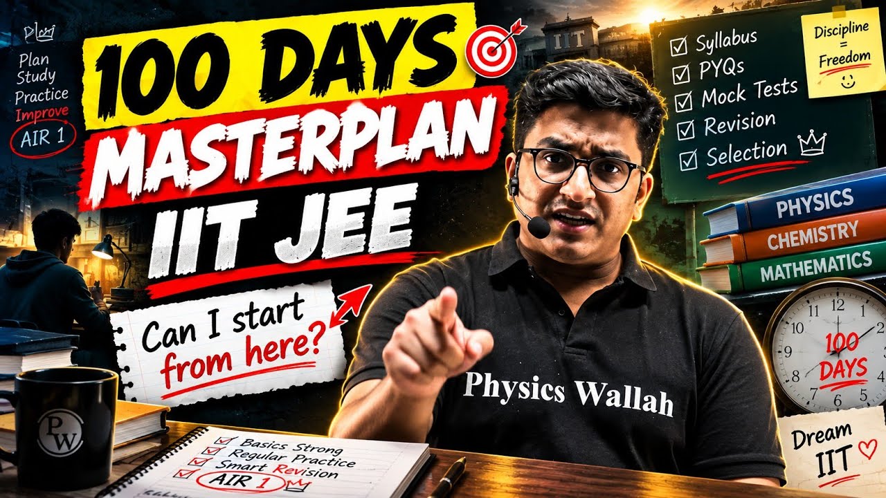 100Days Plan|3 MONTHS Strategy 😲| SERIOUS ASPIRANTS | IIT JEE | Sachin Sir Motivation