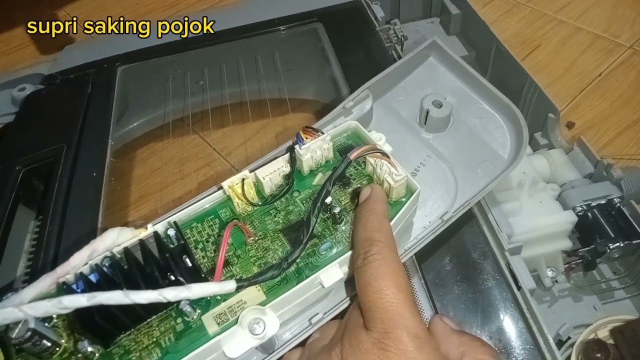 WATER INLET INVERTER LG SALAH PASANG