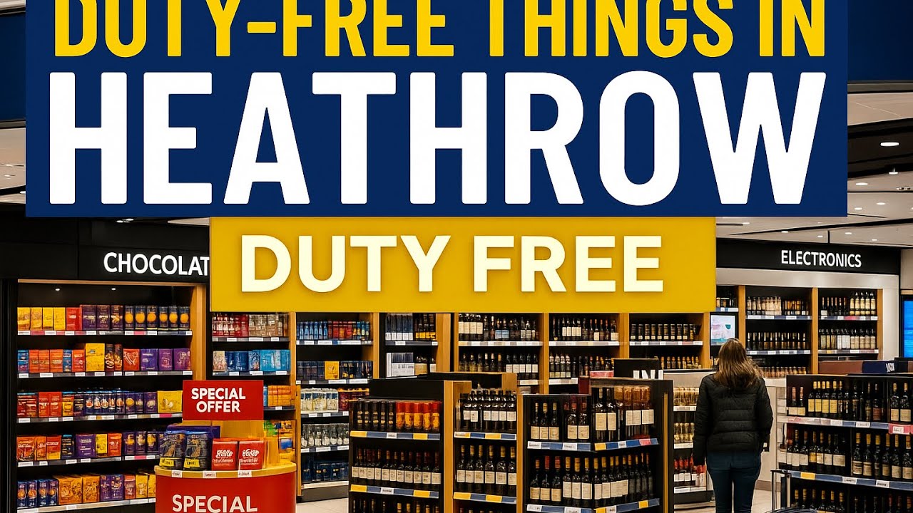 Tax Duty Free Things in Heathrow Airport - Cheapest stalls in London