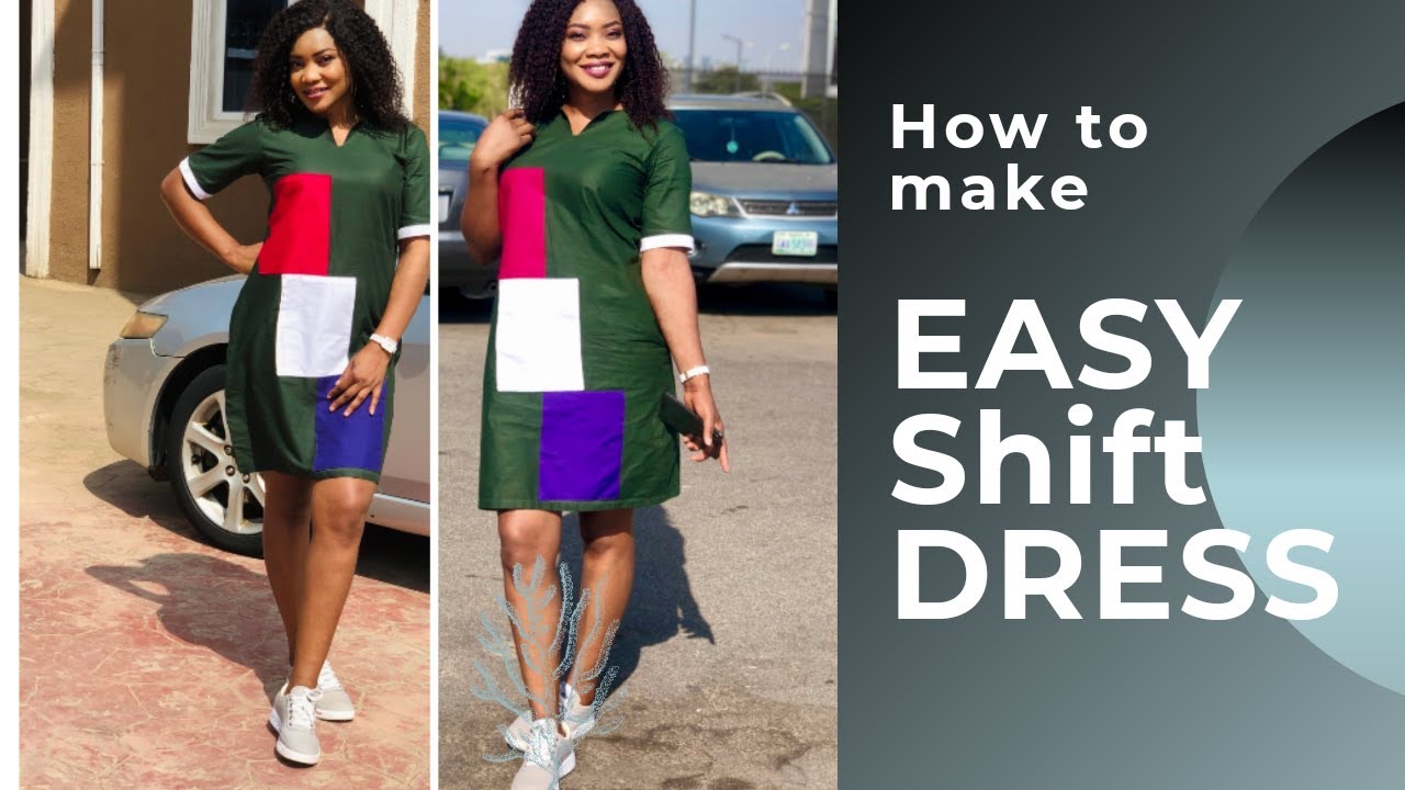 Easy shift Dress with sewing Tutorials